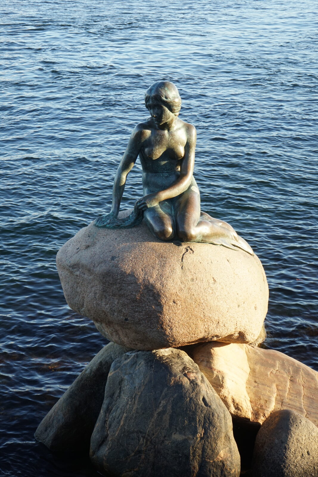 Statue of the Little Mermaid in Copenhagen